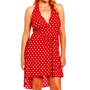 Star Vixen Women's Plus-Size Marilyn Halter Dress
